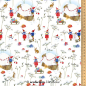 Preview: Baumwollstoff - Acufactum - Schneewiese 40 x 75 cm